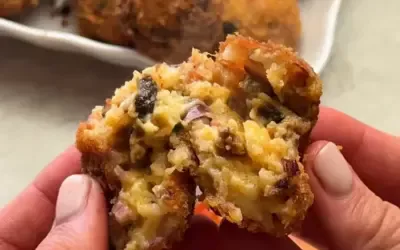 Biltong Pap Croquettes with Atchar Mayo